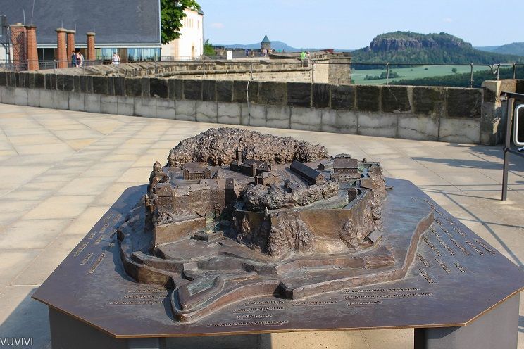 Modell Festung Königstein