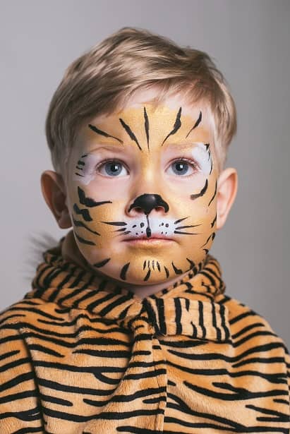 Tiger kinderschminken leicht