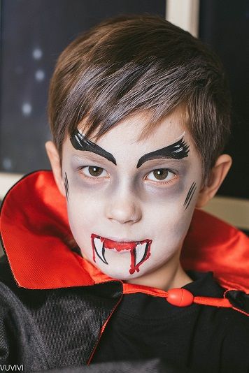 Kinderschminken Vampir Kinderschminken  VUVIVI Stuttgart ∞ Familienguide  für Aktivitäten mit Kindern in Stuttgart